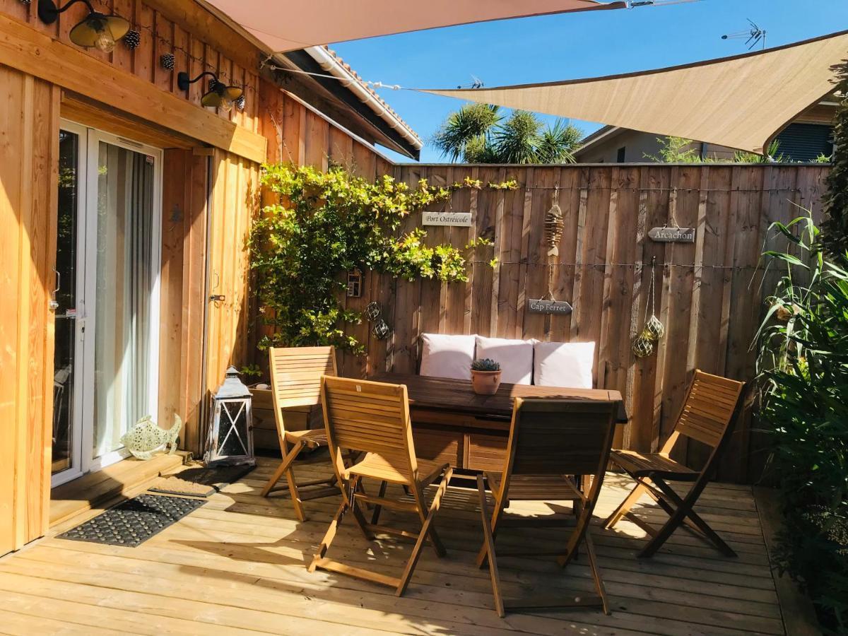 Cocon Entre Presqu'Ile Du Cap Ferret Et Plages Oceanes - Terrasse - 1 Velo Gratuit 아레즈 외부 사진